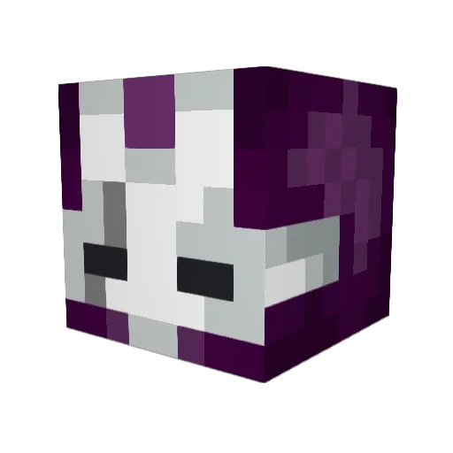Zolokz Minecraft avatar head, 3D render