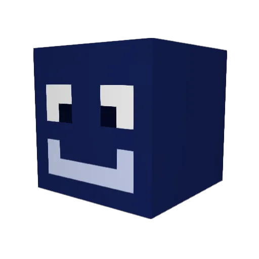 Zolquic9 Minecraft avatar head, 3D render