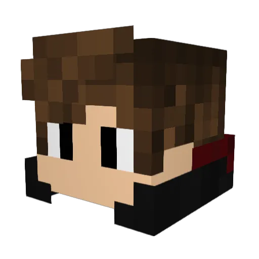 Zolta_Knovia29 Minecraft avatar head, 3D render