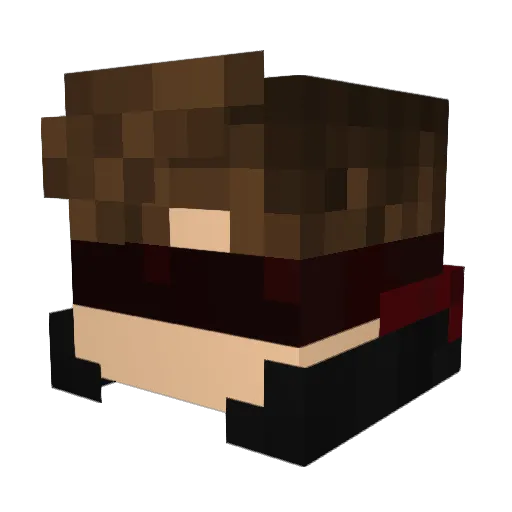 Zolta_Knovia Minecraft avatar head, 3D render