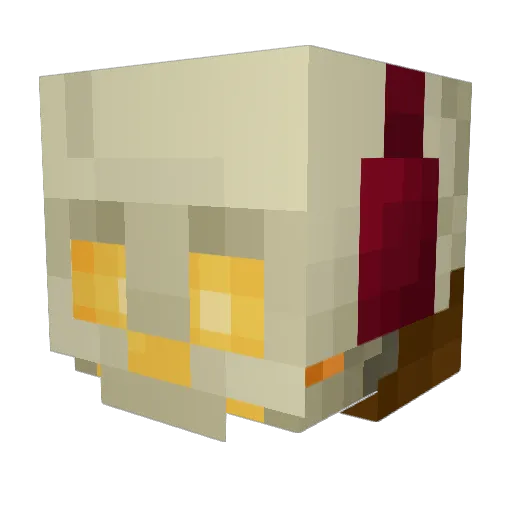 Zoltow Minecraft avatar head, 3D render
