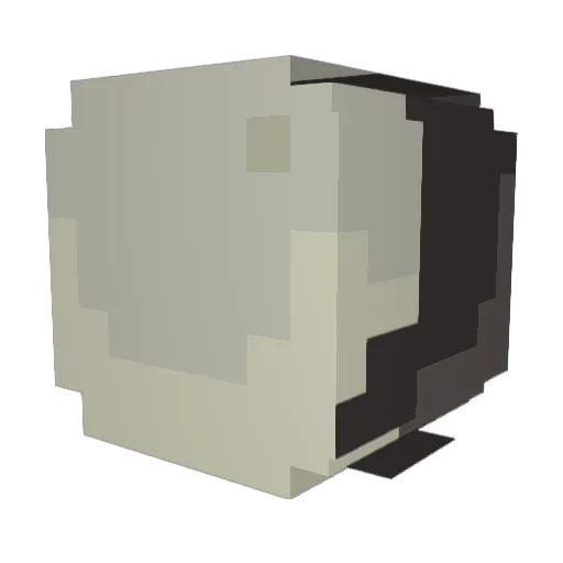 ZoltronMC Minecraft avatar head, 3D render