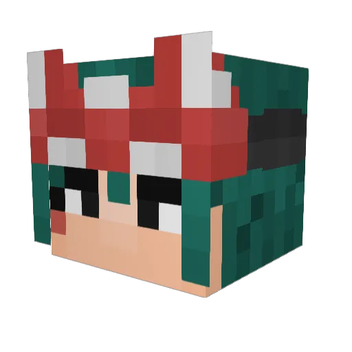 Zoltun456 Minecraft avatar head, 3D render