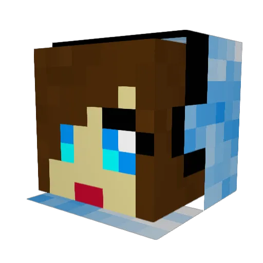 ZolyZoly4 Minecraft avatar head, 3D render