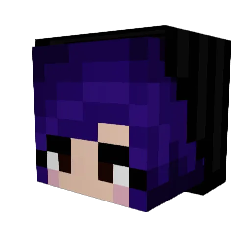 Zombeanz Minecraft avatar head, 3D render