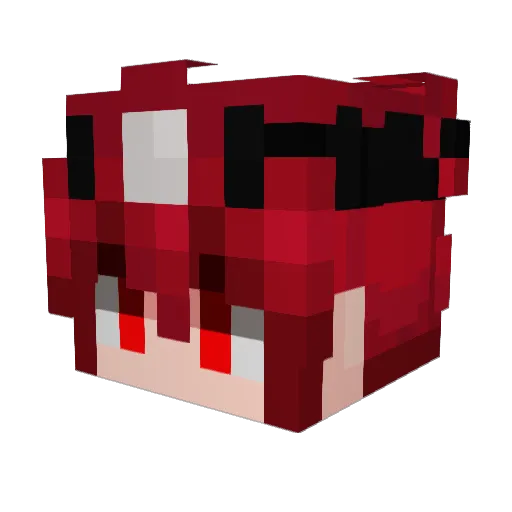 ZomberKGL07 Minecraft avatar head, 3D render