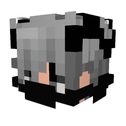 ZombeyiMaster Minecraft avatar head, 3D render