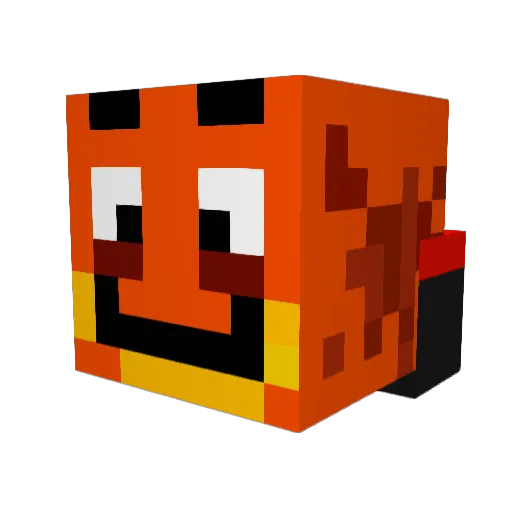 ZombiHunter14 Minecraft avatar head, 3D render