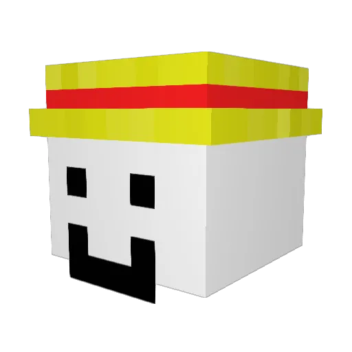 Zombiboy8353 Minecraft avatar head, 3D render