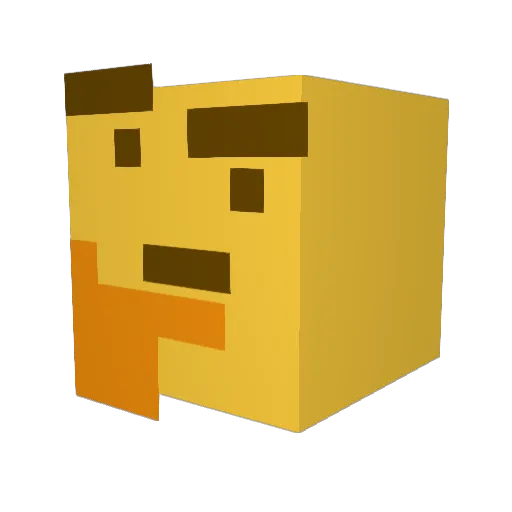 Zombie9717 Minecraft avatar head, 3D render