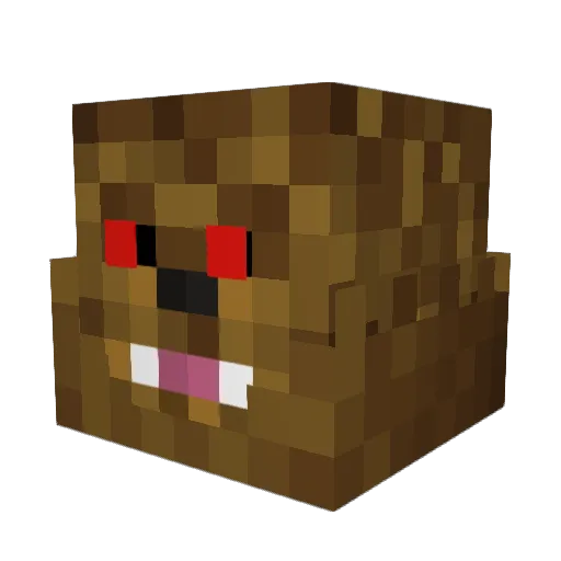 ZombieBacca75 Minecraft avatar head, 3D render