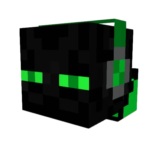 ZombieBro1587 Minecraft avatar head, 3D render