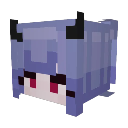 ZombieCat7 Minecraft avatar head, 3D render