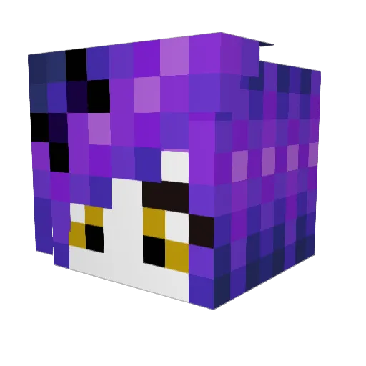 ZombieChrist515 Minecraft avatar head, 3D render