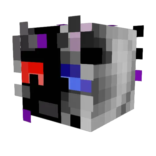 ZombieCrafters Minecraft avatar head, 3D render