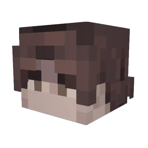 ZombieDog22 Minecraft avatar head, 3D render