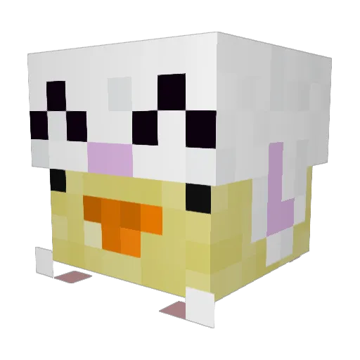 ZombieGriffin2 Minecraft avatar head, 3D render