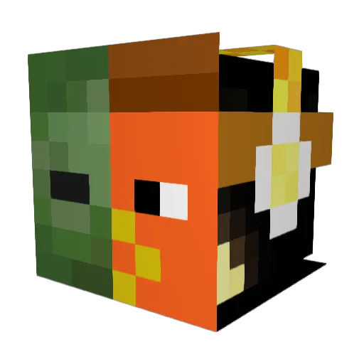 ZombieJake2 Minecraft avatar head, 3D render