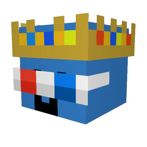 ZombieKing1002 Minecraft avatar head, 3D render