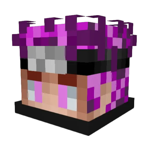 ZombieKing33 Minecraft avatar head, 3D render