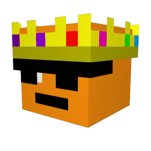 ZombieKit Minecraft avatar head, 3D render