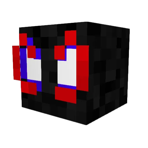 ZombieLechuga Minecraft avatar head, 3D render