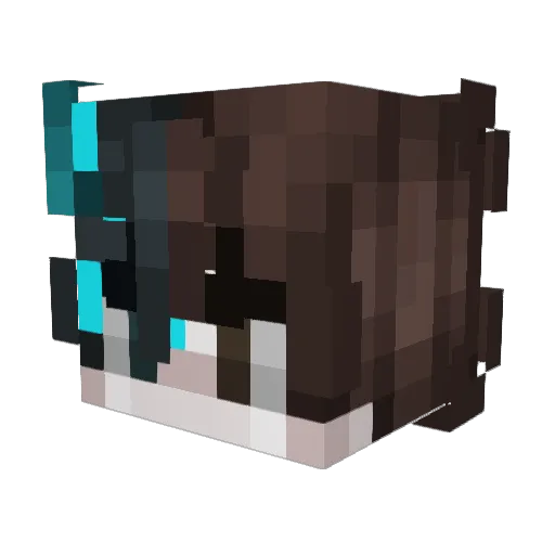 ZombieMan2933 Minecraft avatar head, 3D render