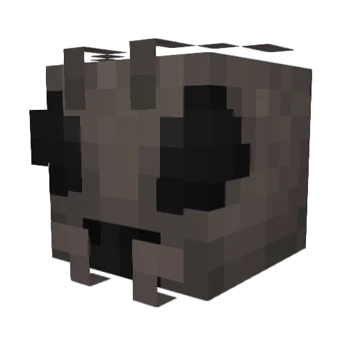 ZombieMasterA Minecraft avatar head, 3D render