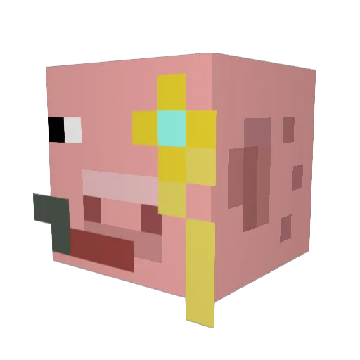 ZombieMcCarthy Minecraft avatar head, 3D render