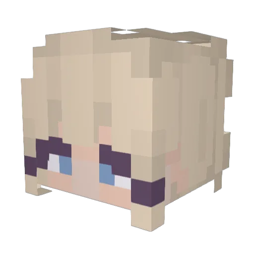 ZombieMonkey123 Minecraft avatar head, 3D render