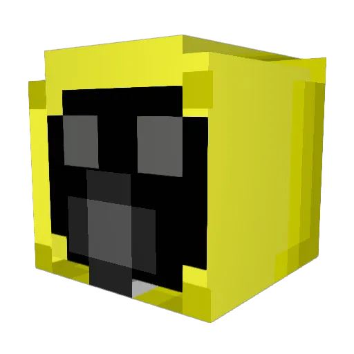 ZombieMonkey15 Minecraft avatar head, 3D render
