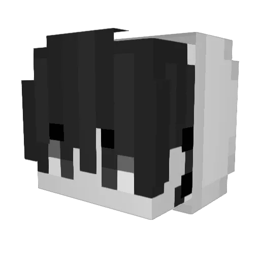 ZombiePLAN Minecraft avatar head, 3D render