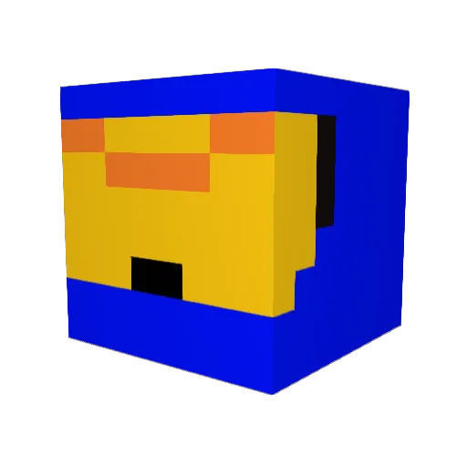 ZombiePacman_98 Minecraft avatar head, 3D render
