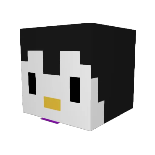 ZombiePengoo Minecraft avatar head, 3D render
