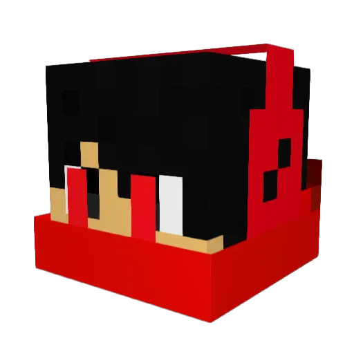 ZombieSniper420 Minecraft avatar head, 3D render