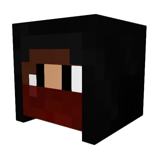 ZombieTsar Minecraft avatar head, 3D render