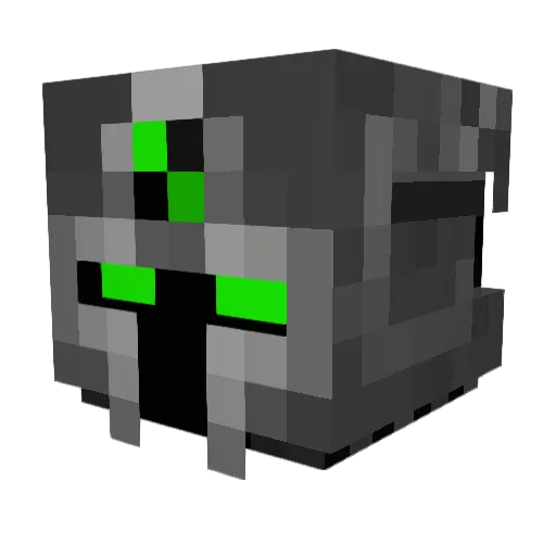 Zombie_Playa Minecraft avatar head, 3D render