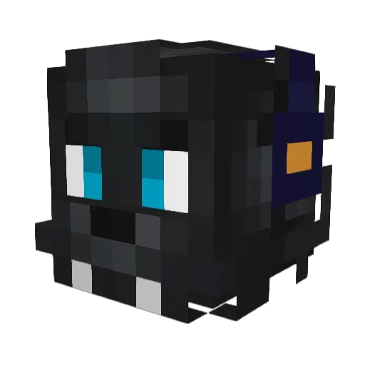 Zombiebattlerap Minecraft avatar head, 3D render