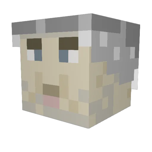 Zombiebob2160 Minecraft avatar head, 3D render