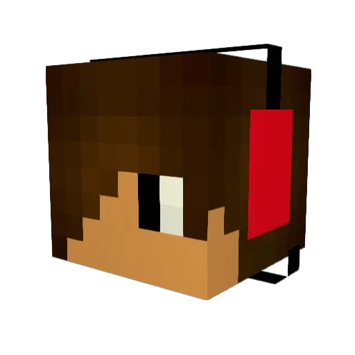 Zombieman5678 Minecraft avatar head, 3D render