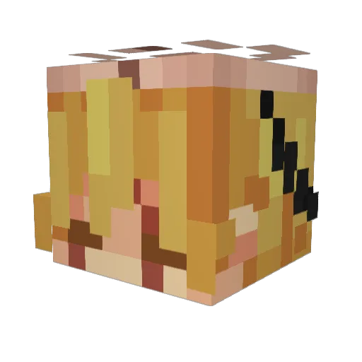 ZombiesGrave__ Minecraft avatar head, 3D render