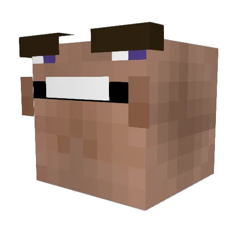 Zombiesmasher100 Minecraft avatar head, 3D render