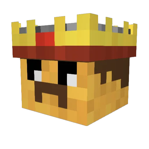 Zombiez5575 Minecraft avatar head, 3D render