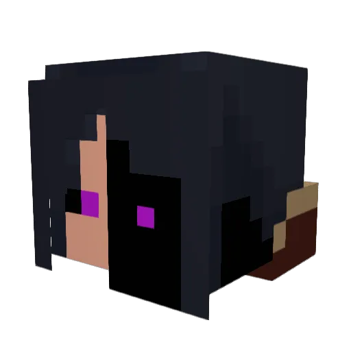 Zombinator_909 Minecraft avatar head, 3D render