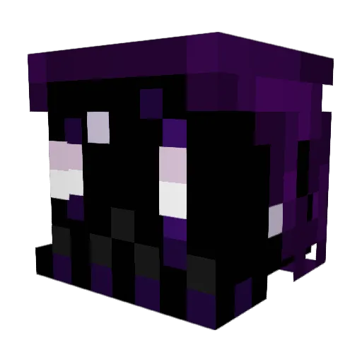 Zombreyan Minecraft avatar head, 3D render