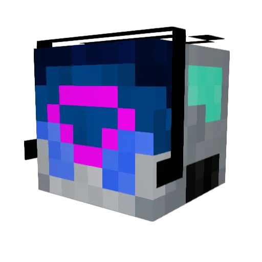 ZombyKreeper Minecraft avatar head, 3D render