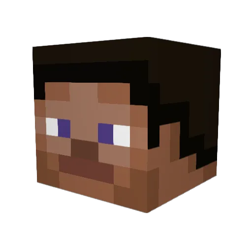 Zomkilla123 Minecraft avatar head, 3D render