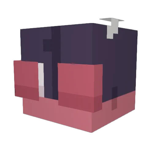 Zomphey Minecraft avatar head, 3D render