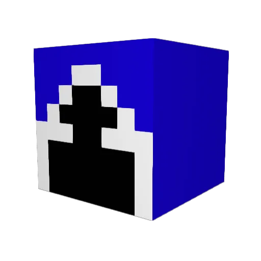 Zoms_banke Minecraft avatar head, 3D render