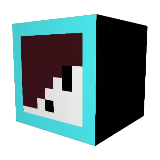 Zon4G Minecraft avatar head, 3D render